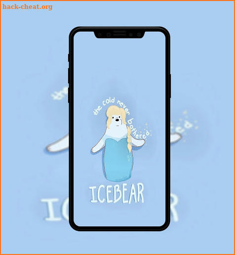 Cute Bear Cartoon Wallpaper screenshot