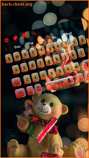 Cute Bear Keyboard screenshot