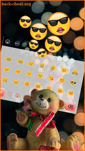 Cute Bear Keyboard screenshot