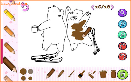 Cute Bears Coloring Book screenshot