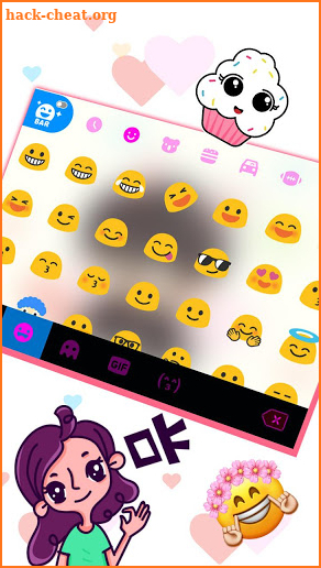 Cute Boy Keyboard Theme screenshot