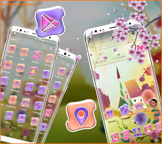 Cute Cartoon Launcher Theme screenshot