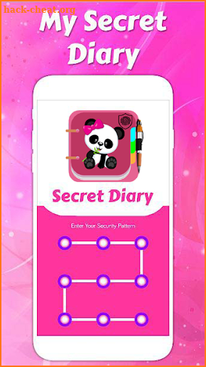 Cute Diary with Fingerprint screenshot