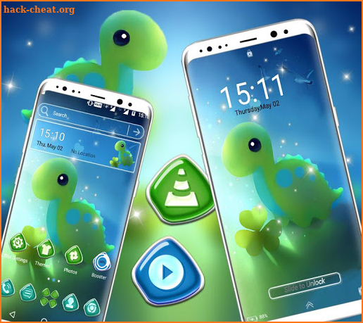 Cute Dinosaur Launcher Theme screenshot