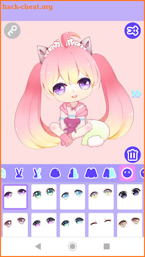 Cute Girl Avatar Maker screenshot