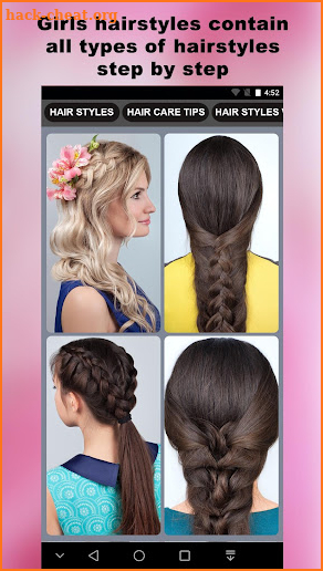 Cute Girls Hairstyles Tutorial screenshot