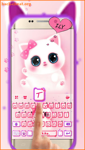 Cute Kitty Keyboard screenshot