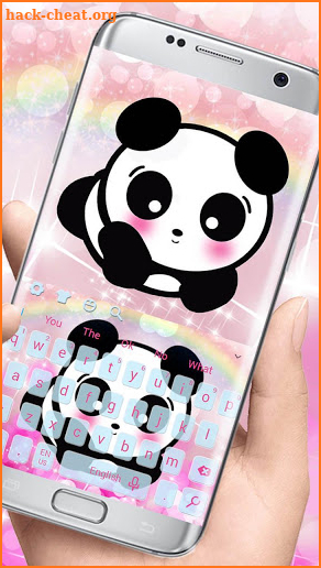 Cute Panda Keyboard screenshot