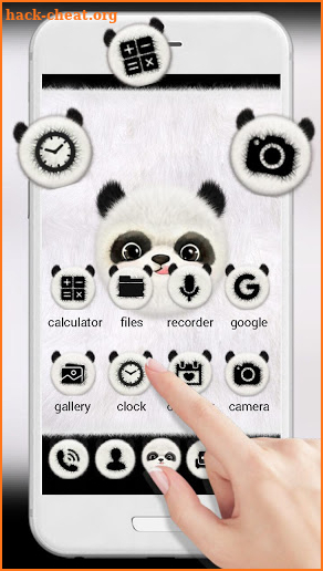 Cute Panda Launcher Theme Live HD Wallpapers screenshot