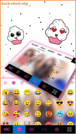 Cute Pink Girls Keyboard Background screenshot