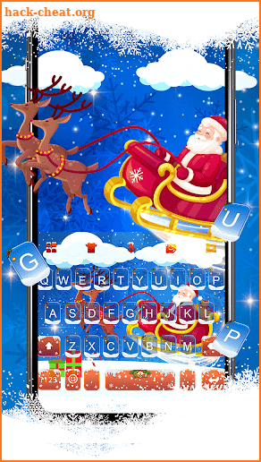 Cute Santa Xmas Theme screenshot