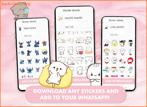 Cute Stickers WA screenshot