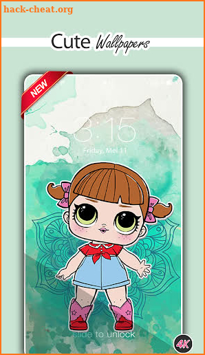 Cute Surprise Doll Wallpapers screenshot