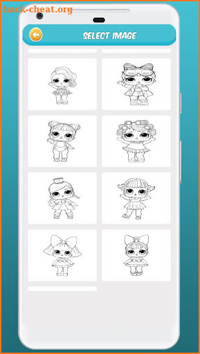 Cute Surprise Lol Dolls coloring screenshot