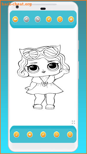 Cute Surprise Lol Dolls coloring screenshot