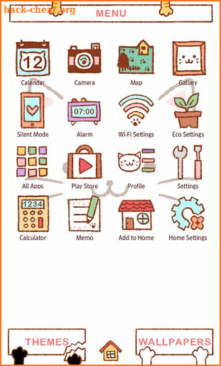 Cute Theme-Kitty Face- screenshot