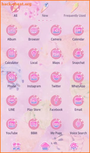 Cute Wallpaper Dreamy Ice Creams Theme screenshot