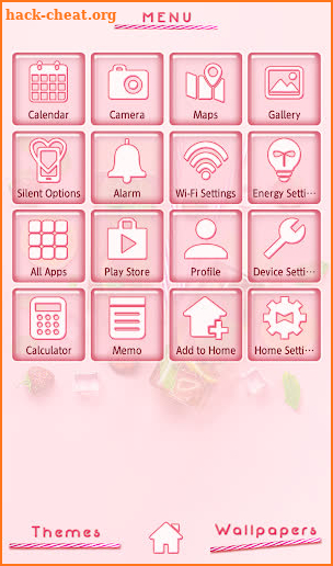 Cute Wallpaper Fruit Tea Theme screenshot