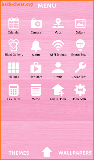 Cute Wallpaper Pink Wood Grain Theme screenshot