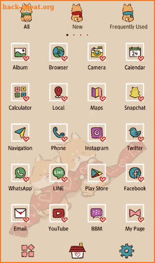 Cute Wallpaper Shiba♡Friends Theme screenshot