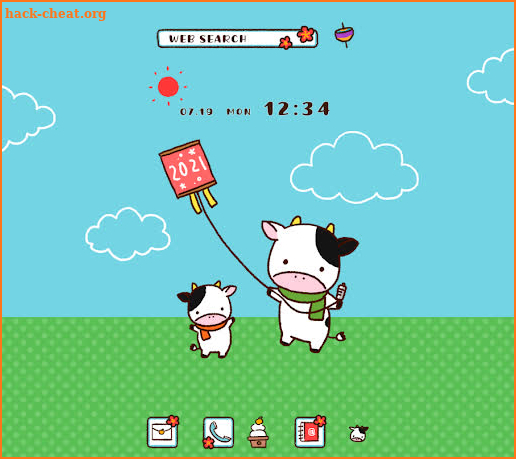 Cute Wallpaper Year of the Ox Theme screenshot