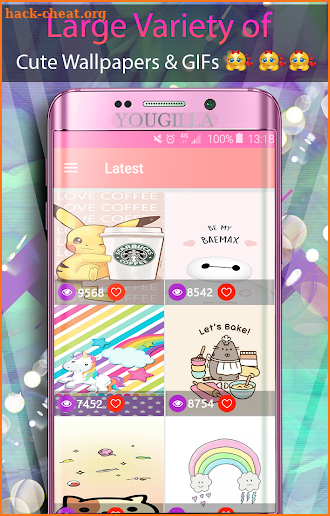 Cute Wallpapers: Glamorous, Kawaii, Cool, sparkly screenshot