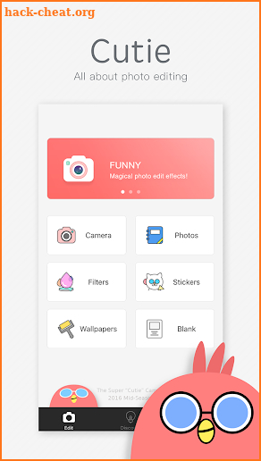 Cutie：All-in-one photo editor screenshot