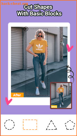 Cutout Photo Editor - Cut and paste photo editor screenshot