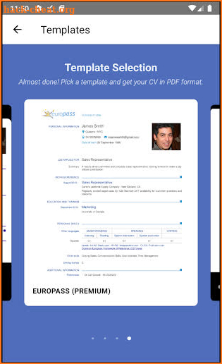 CV App - Smart Resume Builder screenshot