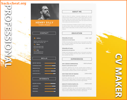 CV Maker & Editor with Resume Templates Free screenshot