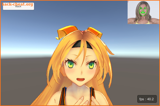 CV VTuber Example screenshot