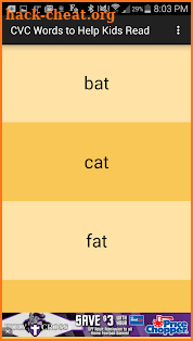 CVC Words to Help Kids Read screenshot