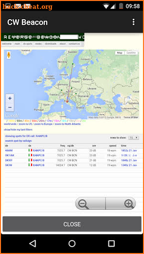 CW Beacon for Ham Radio screenshot