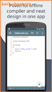 Cxxdroid - Educational IDE for C/C++ screenshot