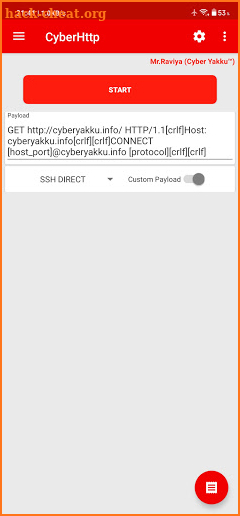 Cyber Http - Custom Header Injector VPN screenshot