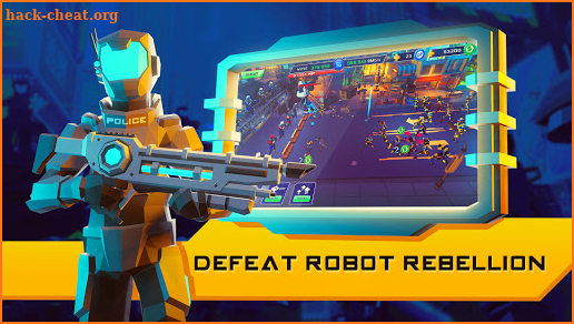 Cyber Police - Idle Robot Defender screenshot