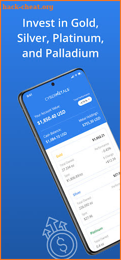 CyberMetals: Buy Gold & Silver screenshot