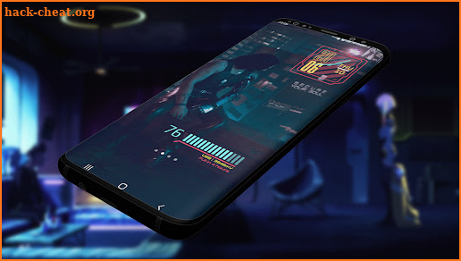 Cyberpunk KWGT Widget screenshot