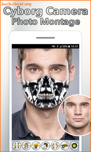 Cyborg Camera Photo Montage screenshot