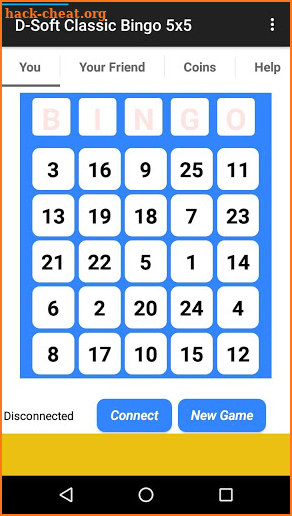 D-Soft Classic Bingo 5x5 screenshot