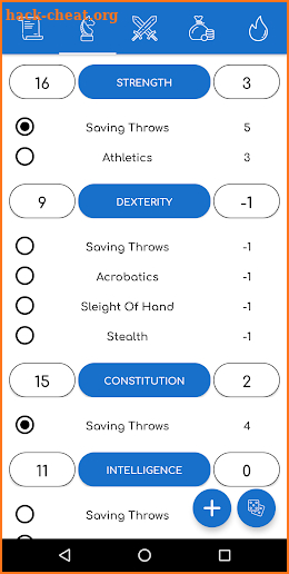 D20 - Dnd 5th Character Sheet screenshot