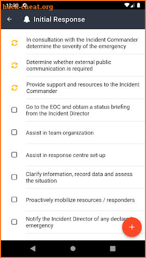 D4H Incident Management screenshot