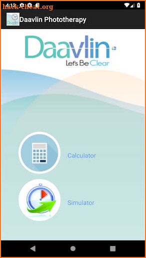 Daavlin Phototherapy Calculator screenshot