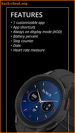 DADAM58B Analog Watch Face screenshot