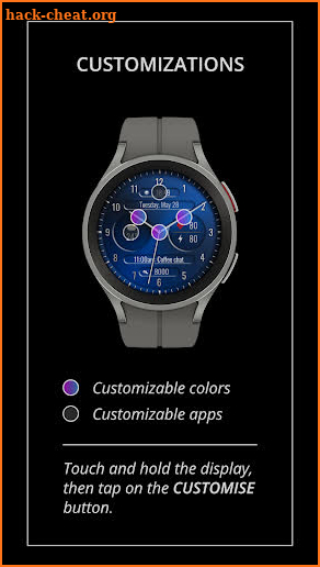 DADAM70B Analog Watch Face screenshot