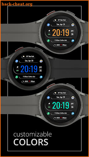 DADAM72 Digital Watch Face screenshot