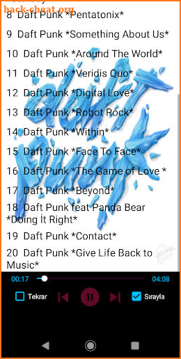 Daft Punk The Best Songs Offline screenshot