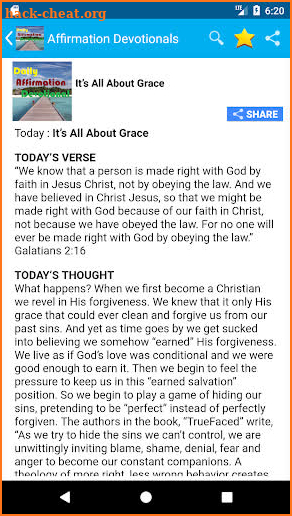 DAILY AFFIRMATION DEVOTIONAL screenshot