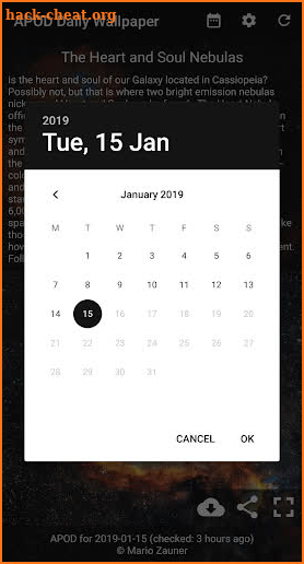 Daily APOD Wallpaper screenshot