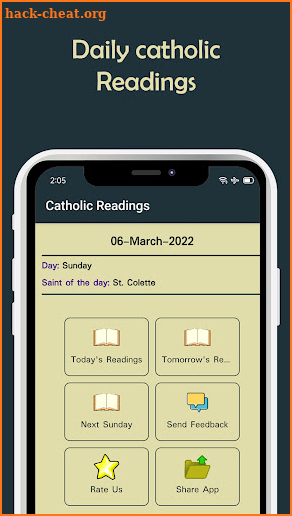 Daily Catholic Readings 2023 screenshot